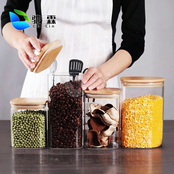 square glass storage